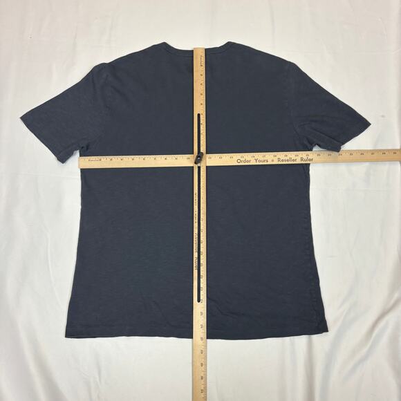 Faherty Sunwashed Regenerative Tee Shirt Men's Medium Organic Cotton Minimalist - Picture 3 of 11